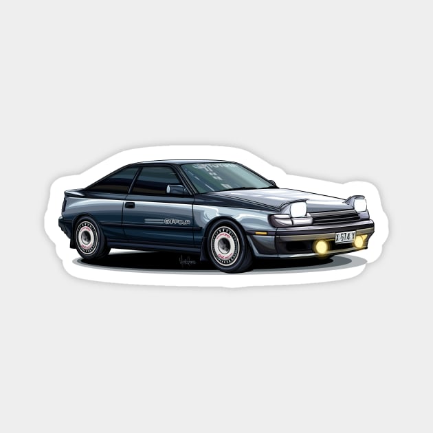 Toyota Celica GT-Four ST165 Magnet by Mario Ramos Rally Art