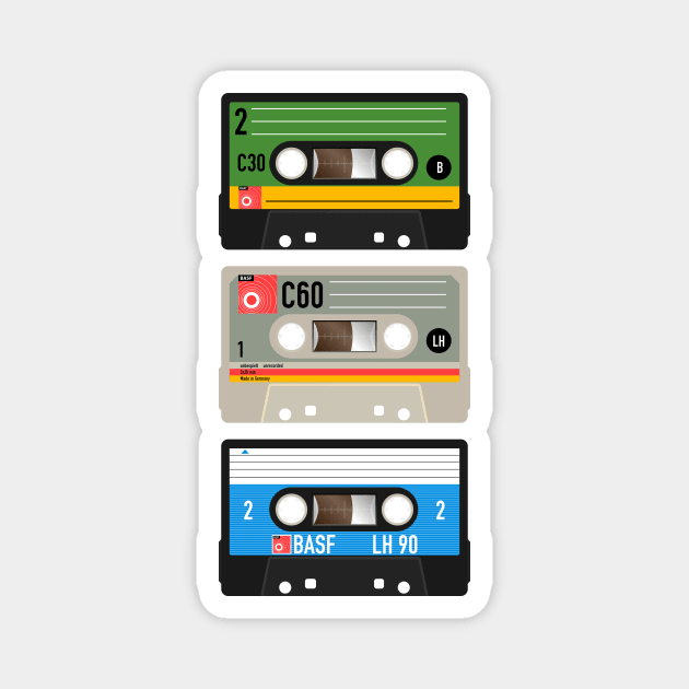 Cassette tape Magnet by visualangel