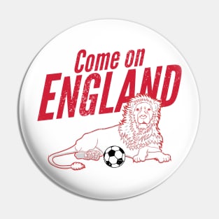 England Soccer Fan Gift Pin