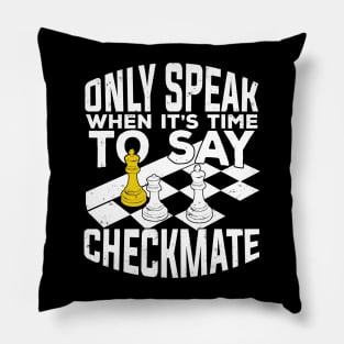 Checkmate Chess Game Player Gift Pillow