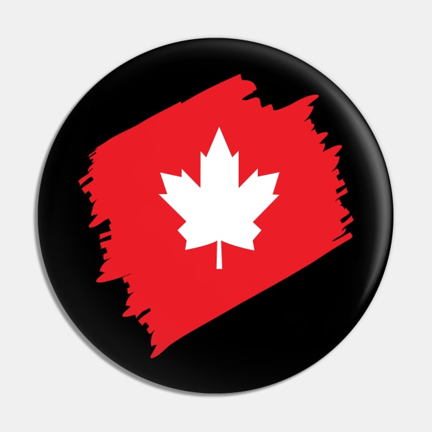 Canada Flag Pin by bloobox