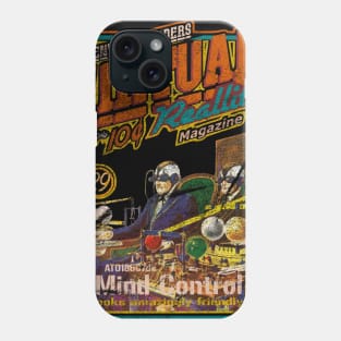 scientific  wonders virtual reality sci fi vintage magazine Phone Case