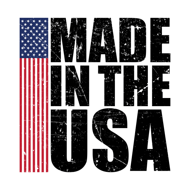 Made In The USA Perfect 4th of July Patriotic Gift by crony713