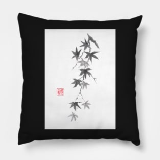 Star rain sumi-e painting Pillow