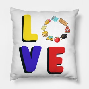 LOVE School Pillow