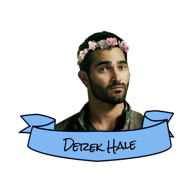 Derek Hale Flower Crown by lunalovebad