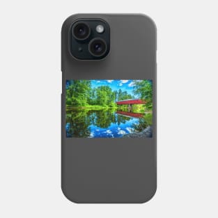 Sawyers Crossing Covered Bridge Phone Case