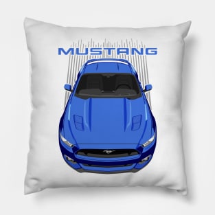 Mustang S550-GT-blue Pillow