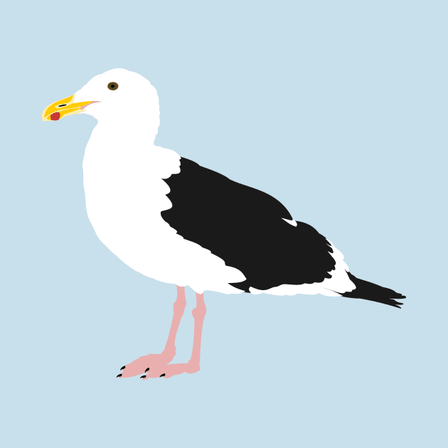 Great Black-Backed Gull by stargatedalek