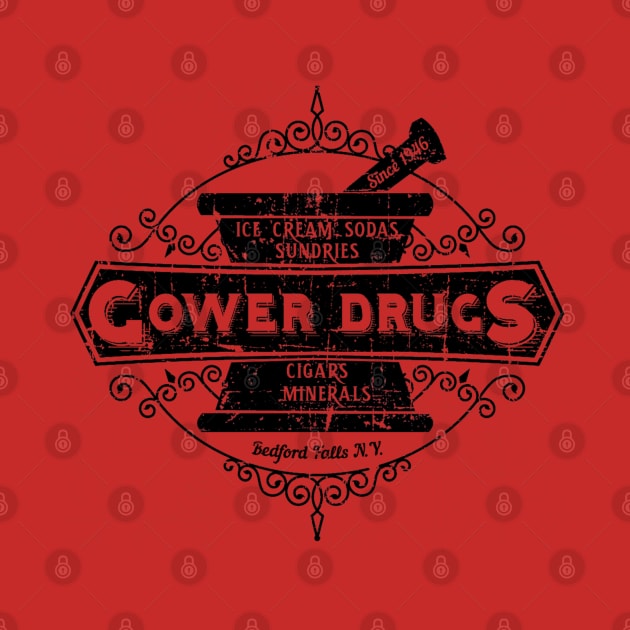 Gower Drugs from It's a Wonderful Life (for light fabric) by hauntedjack