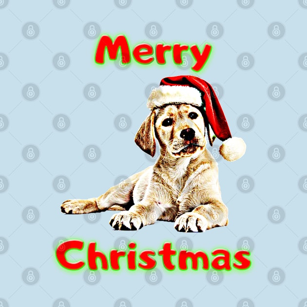 Golden Retriever Merry Christmas gift design, Dog Lovers christmas decorations, christmas ornaments design by thebestpod