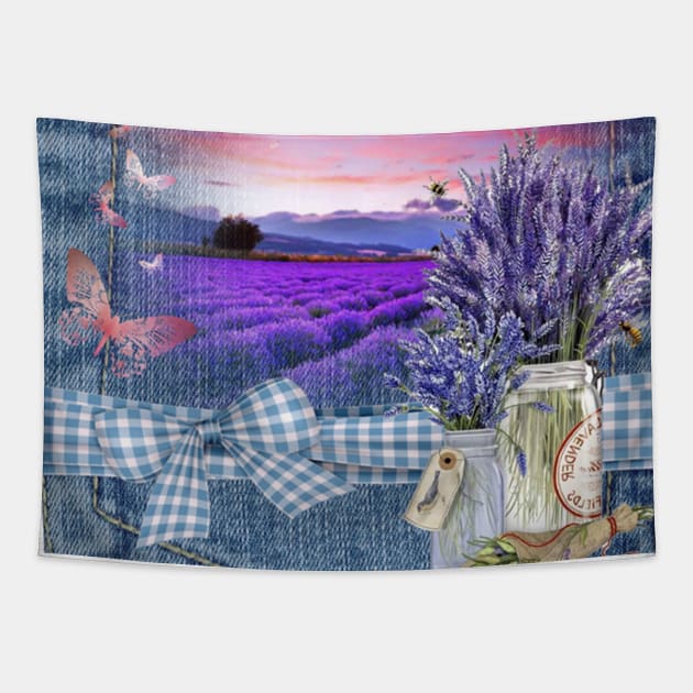 Country Living In Provence Tapestry by ERArts