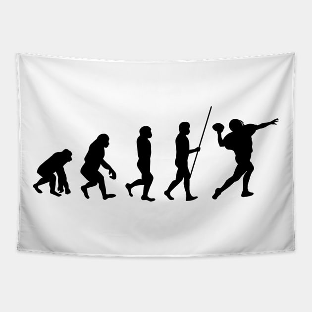 Evolution Football Footballer Tapestry by Jonas Design