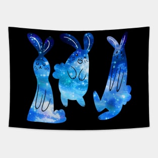 Night Sky Bunnies Tapestry