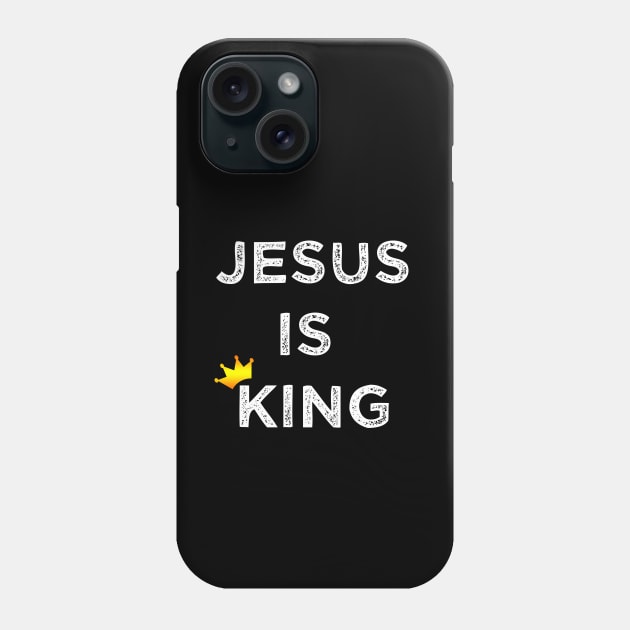 Jesus Is King Phone Case by LHogan90