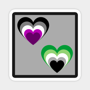 Aro/Ace hearts Magnet