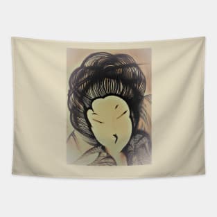 art deco sahara geisha by Jackie Smith , House of Harlequin Tapestry