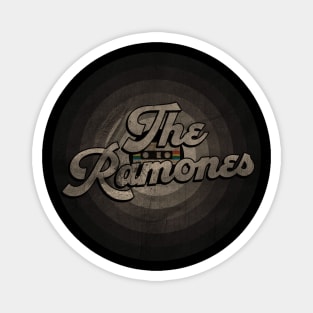 The Music Ramones First Name Retro Tape Pattern Vintage Styles Magnet