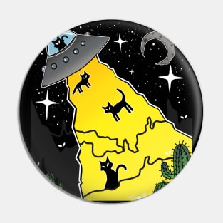 Cats are aliens Pin