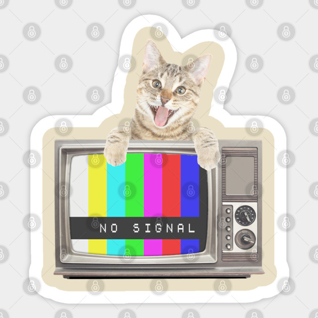 Time Cat Time Cat Sticker Teepublic