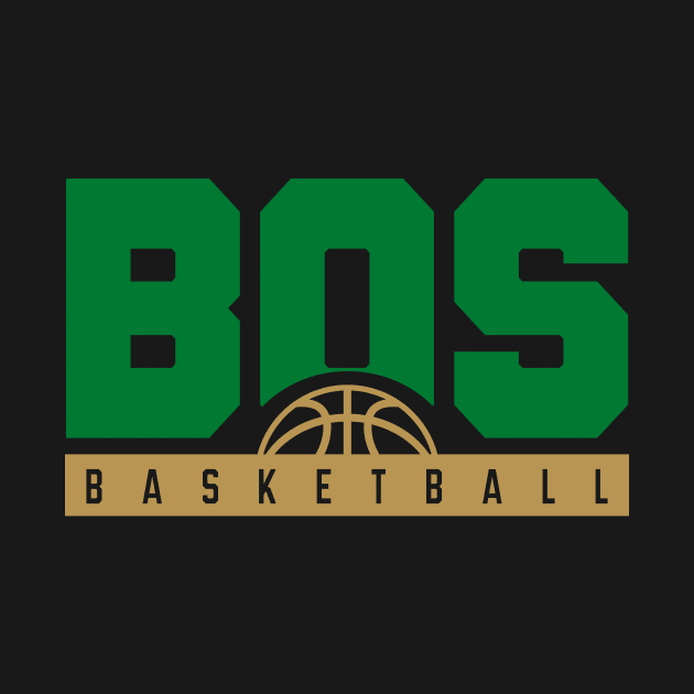 Boston Celtics Basketball by Fresh Fan Tees