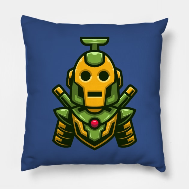 Robot Pillow by mightyfire