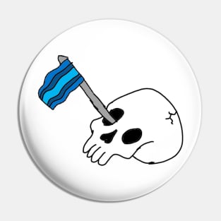 Trans masc skelly Pin