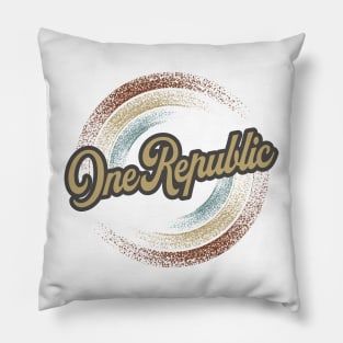 OneRepublic Circular Fade Pillow