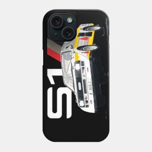 WRC Sport S1 E2 Group B Rally Car Stig Blomqvist, Mikkola 4X4 Walter Röhrl Phone Case