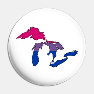 Great Lakes Bisexual Pride! Pin