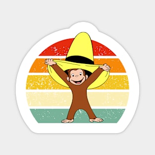 Curious George Trend Retro Magnet