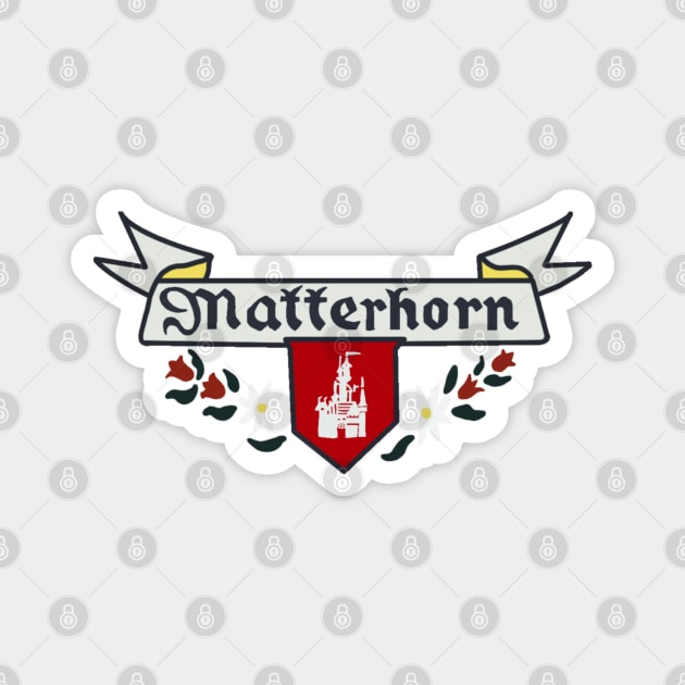 MATTERHORN BOBSLEDS Magnet by Hundred Acre Woods Designs