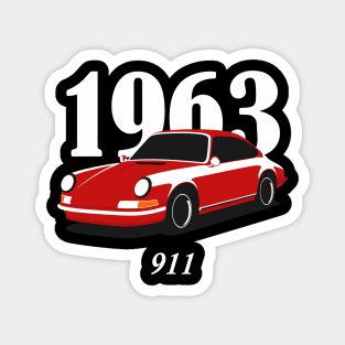 911 Classic Cars 1963 Magnet