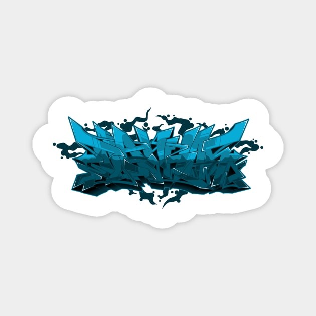 PLAYHARD GRAFFITI 1 Magnet by playhard24