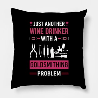 Wine Drinker Goldsmithing Goldsmith Pillow