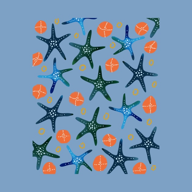 Starfish and sea urchin by Pacesyte