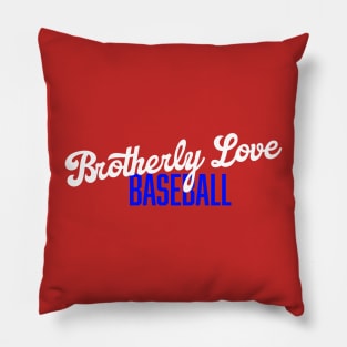 Brotherly Love Baseball Pillow