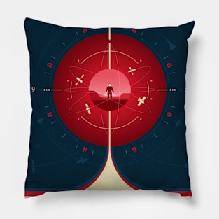 Atomic Clock NASA Artwork Pillow