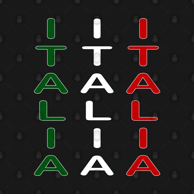 Italia Italia Italia Design Fan Football Rome by DormIronDesigns