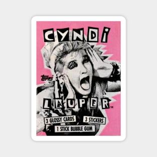 Cyndi Lauper Bubble Gum Pack by Topps Magnet