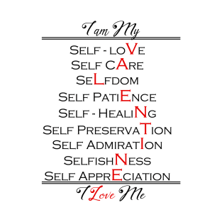 Self Love Valentine One in Never T-Shirt