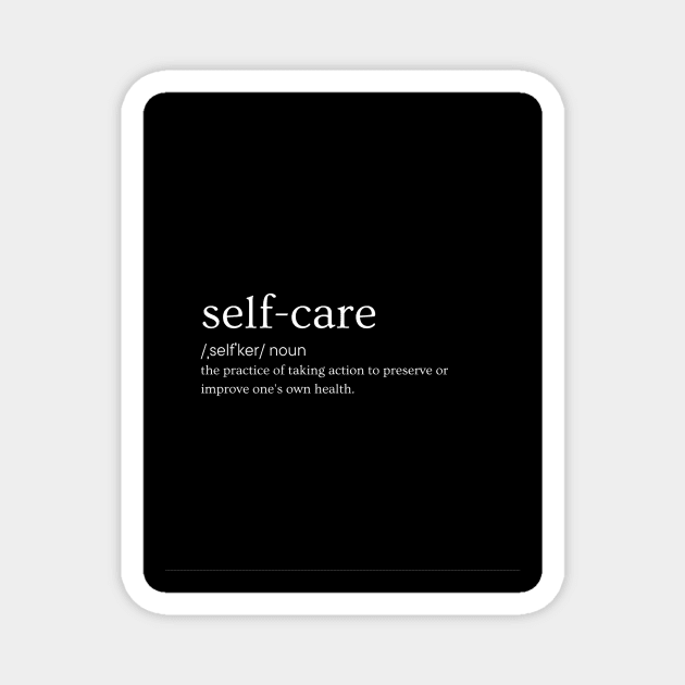 Self-Care Magnet by milicab