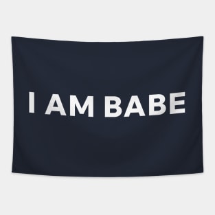 I am babe - Matching Costumes for Couples Tapestry