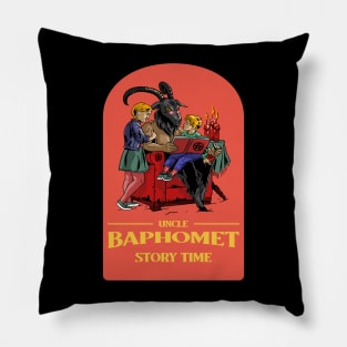 Funny Satanic Baphomet Pillow