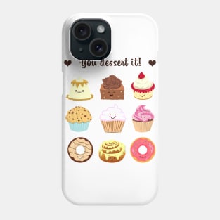 Treat Yoself Dark Phone Case