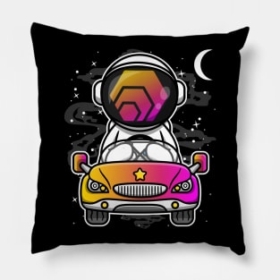 Astronaut Car HEX Coin To The Moon Crypto Token Cryptocurrency Wallet Birthday Gift For Men Women Kids Pillow