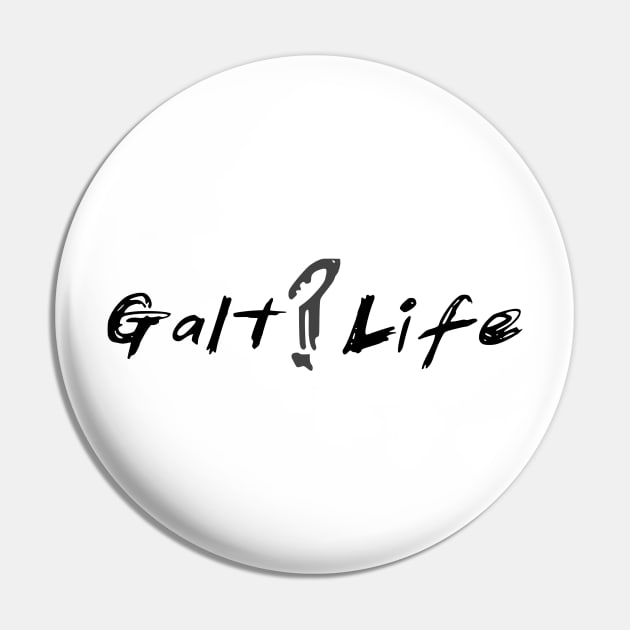 Galt Life Question Mark Pin by Witty Things Designs