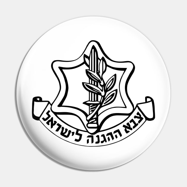 IDF badge black