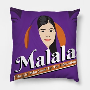 malala, the girl who stood up for education Pillow