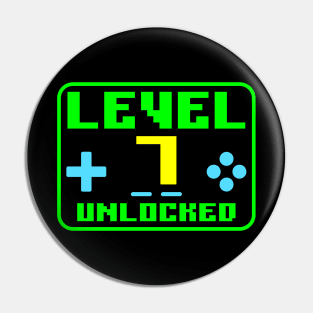 Level 7 Unlocked Pin